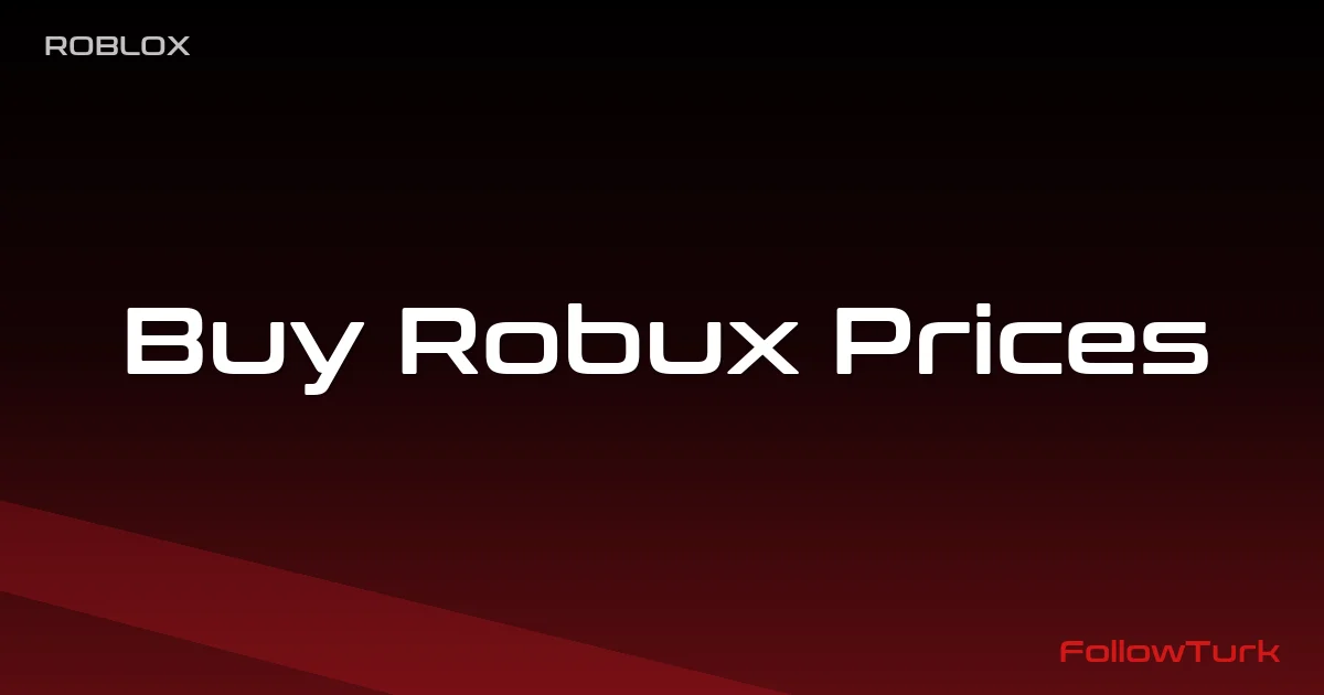 FollowTurk – Buy Robux, Robux Prices, Robux For Cheap, How To Buy Robux, Roblox Buy Robux, How Do I Buy Robux, Buy Roblox Money — Rbl Robux — Digital Marketplace