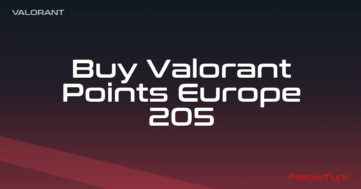 FollowTurk professional illustration showing buy valorant points europe 2050 vp, 2050 vp valorant price europe, valorant 2050 vp top up eu, valorant points eu region 2050, where to buy 2050 vp valorant europe, valorant eu vp code 2050, instant 2050 vp valorant europe - Valorant Europe VP services — premium digital product, instant delivery