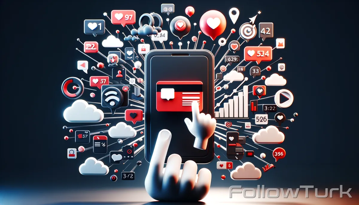 FollowTurk professional illustration showing itunes gift card - iTunes services - Premium SMM marketing
