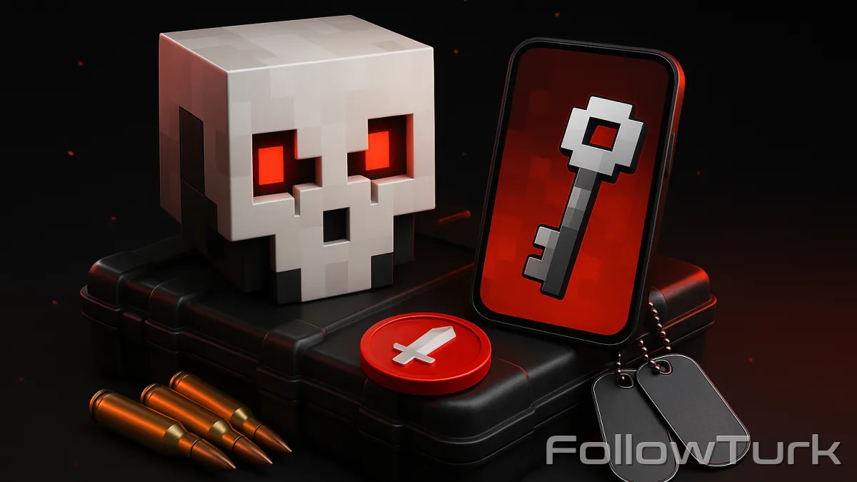 FollowTurk professional illustration showing mask of the watcher mask minecraft key, mask of the watcher mask minecraft code, buy mask of the watcher mask minecraft key, mask of the watcher mask minecraft cosmetic, minecraft mask of the watcher mask price, mask of the watcher mask key instant delivery, is mask of the watcher mask minecraft key legit - Minecraft services — premium digital product, instant delivery