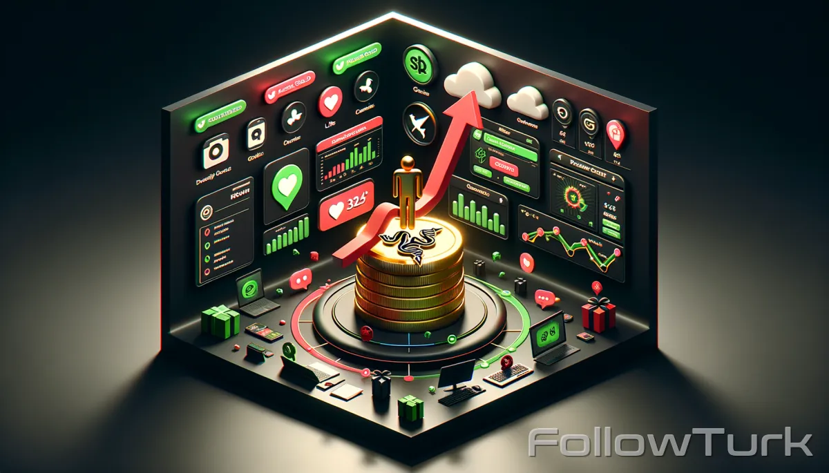 FollowTurk – Razer Gold, Razer Gift Card, Razer Pkr Gift Card, Razer Gold Pakistan — Razer Gold — Digital Marketplace