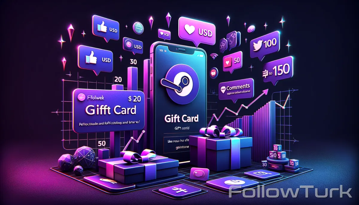 FollowTurk – Steam Card 10 USD, 20 USD Steam Gift Card, Steam Card 50 USD, Steam Gift Card 100 USD, 5 USD Steam Card, 5 USD Steam Gift Card, Steam Gift Card USD — Steam Gift Card — Digital Marketplace