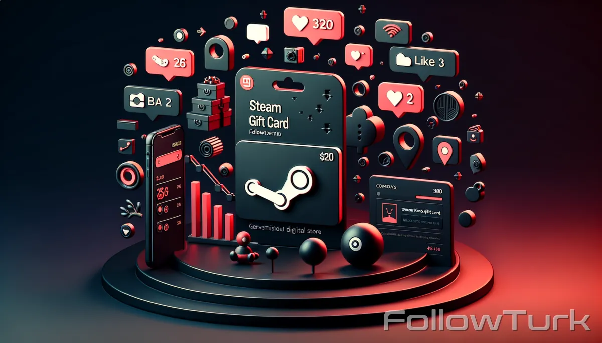 FollowTurk – Steam KWD Gift Card, Steam Kuwait Gift Card — Steam Gift Card — Digital Marketplace