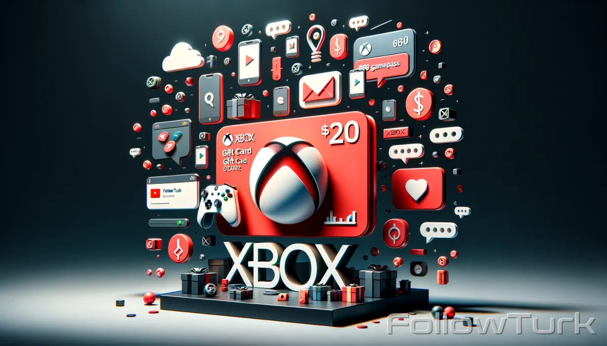 FollowTurk – Xbox USD Gift Card, Xbox Gamepass — Xbox Gift Card — Digital Marketplace
