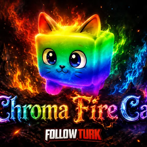 Chroma Fire Cat - FollowTurk