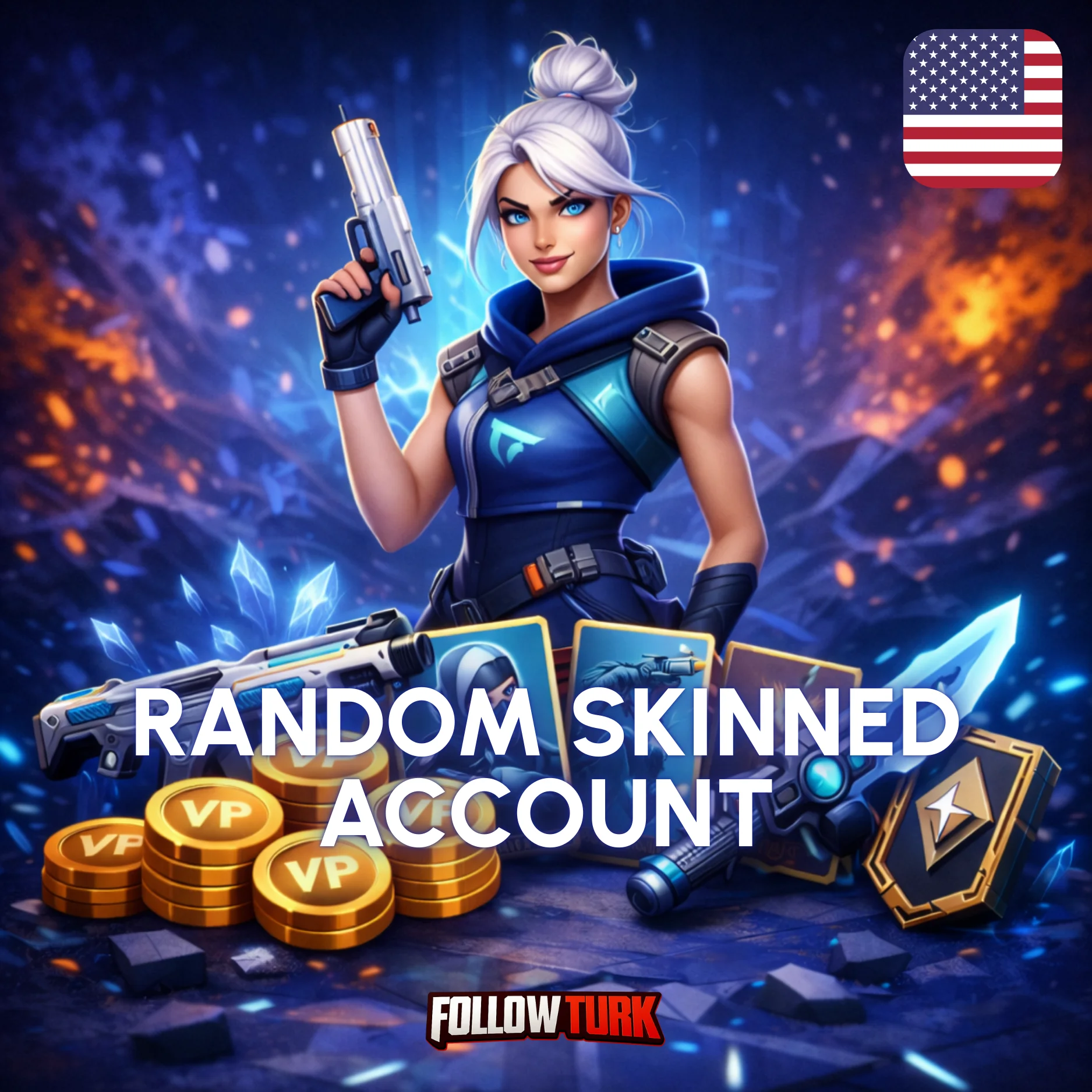 NA - North America Random Skinned Account - Full Access - FollowTurk
