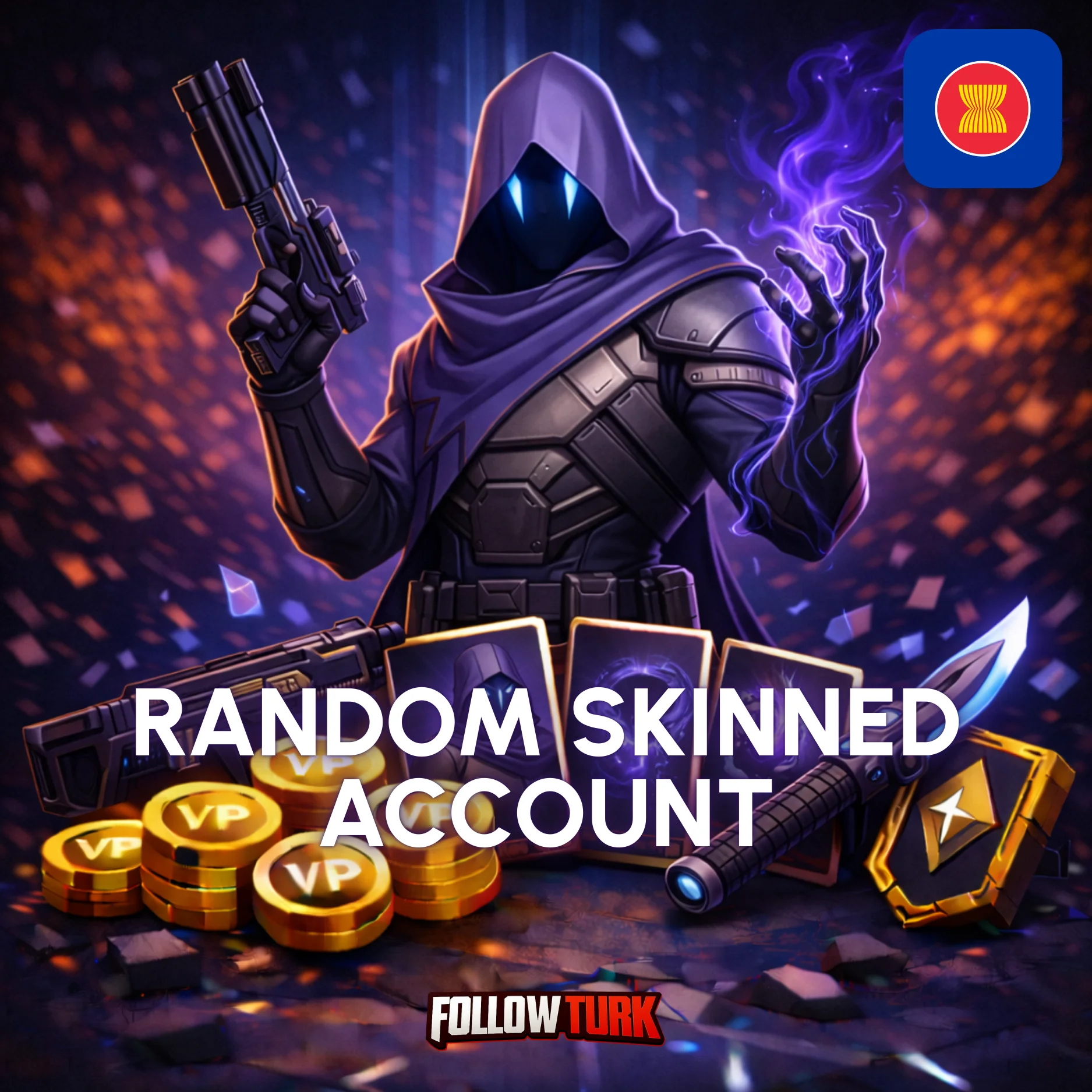 LA - Latin America Random Skinned Account - Full Access - FollowTurk