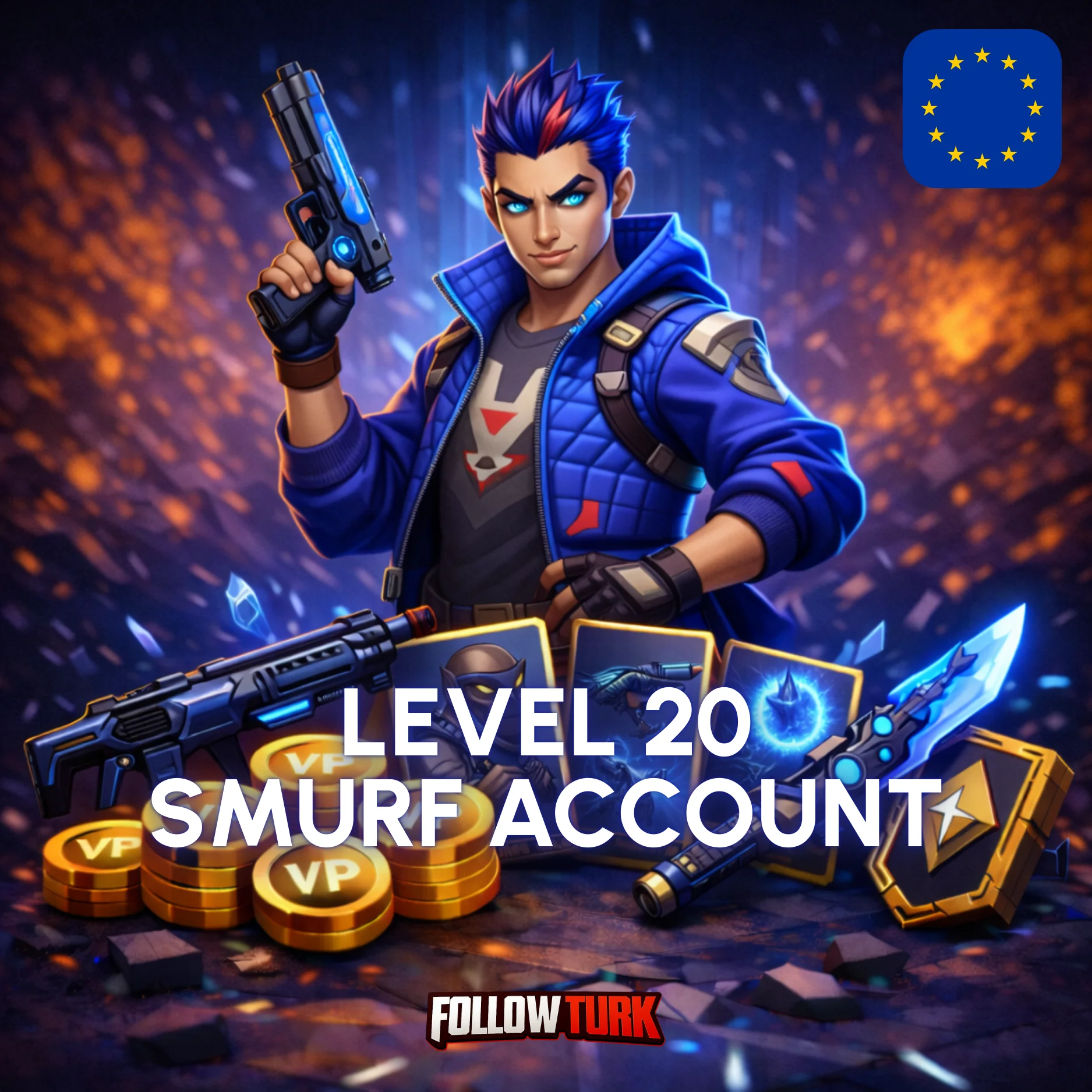 Europe Smurf Account (EU) - FollowTurk