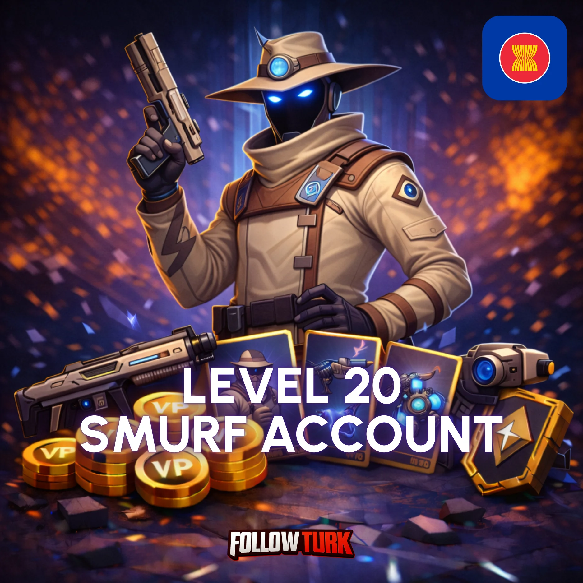 Latin America Valorant Smurf Account (LA) - FollowTurk