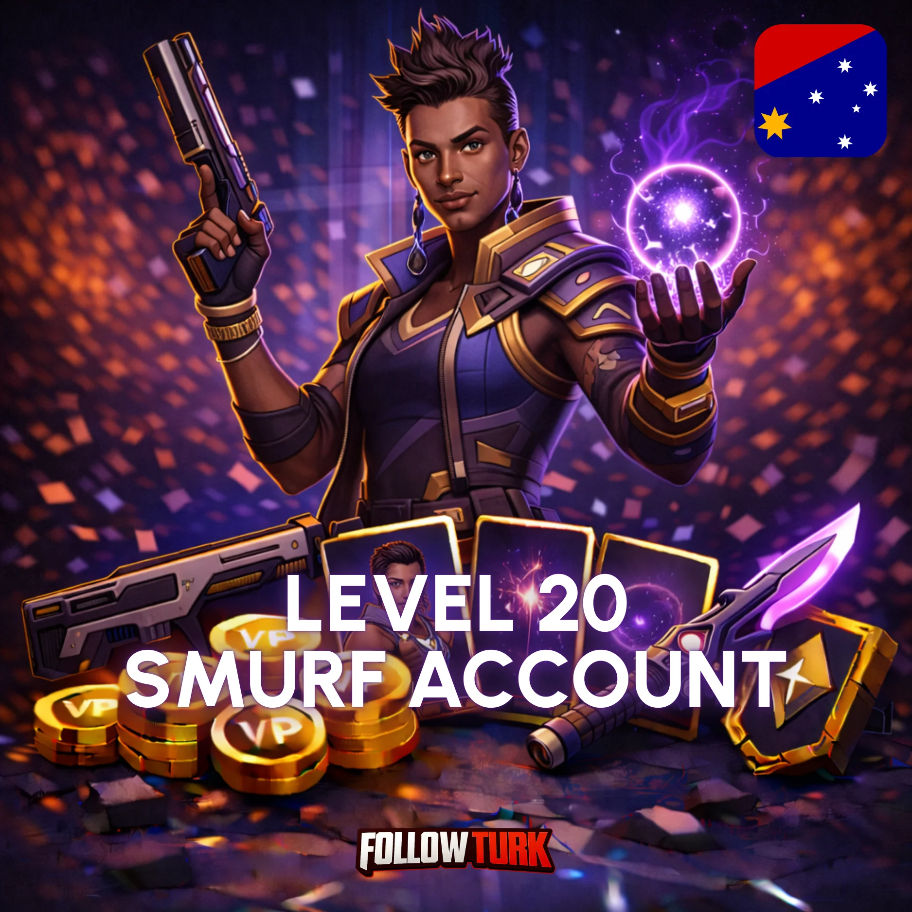 Asia Pasific Smurf Account (AP) - FollowTurk