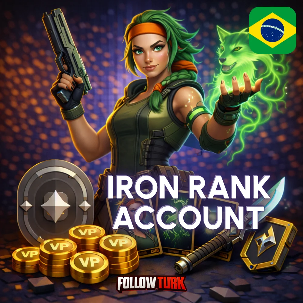 Brazil (BR) Valorant Iron Account - FollowTurk