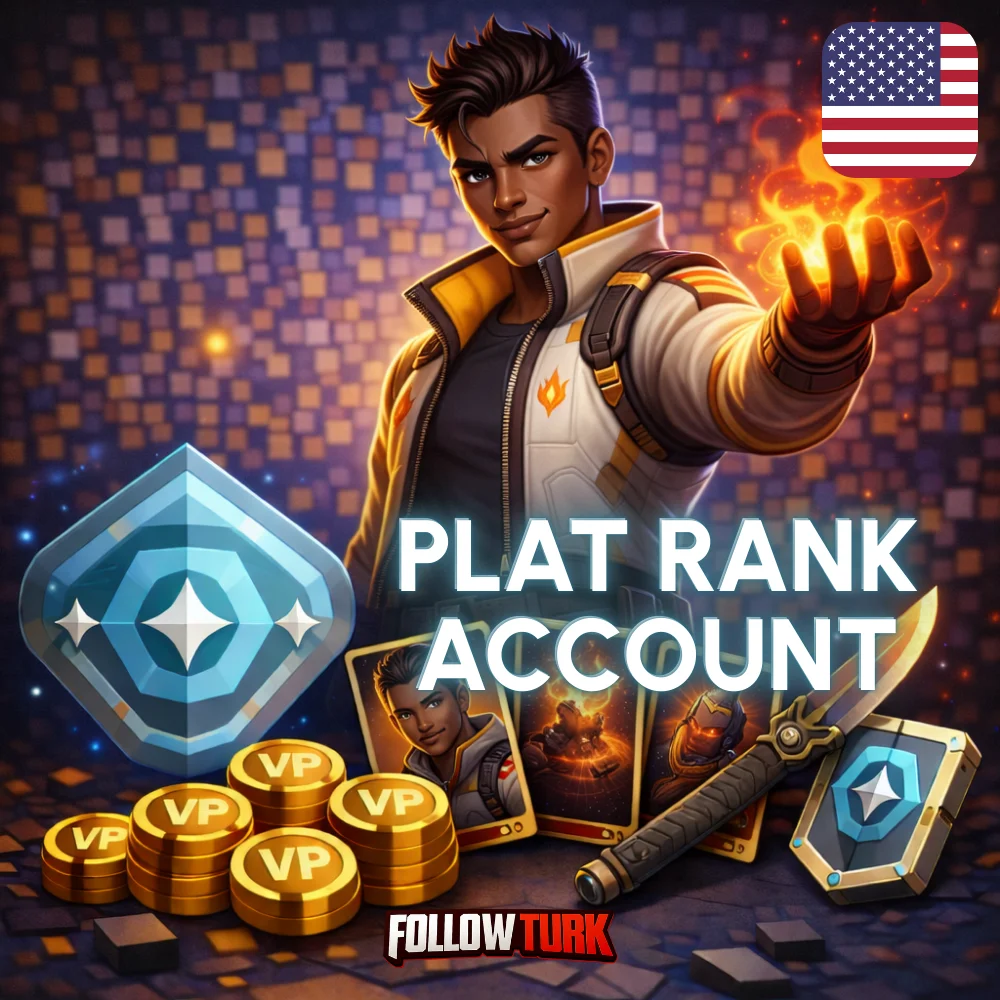 North America (NA) Platinum Valorant Ranked Account - FollowTurk