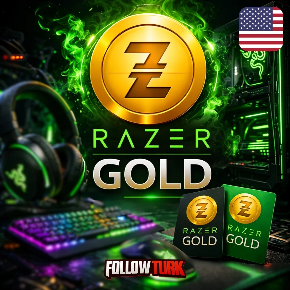 Razer Gold USA - USD Hediye Kartı - FollowTurk