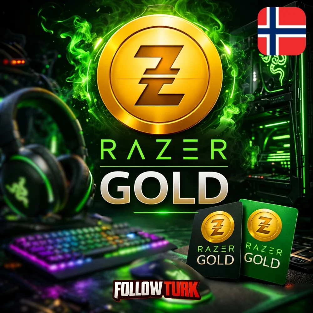 Razer Gold Norveç - NOK Hediye Kartı - FollowTurk