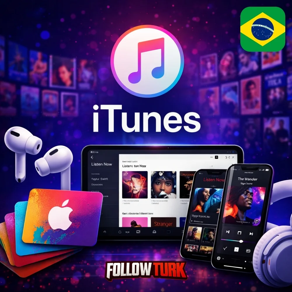iTunes Brezilya - BRL Hediye Kartı - FollowTurk