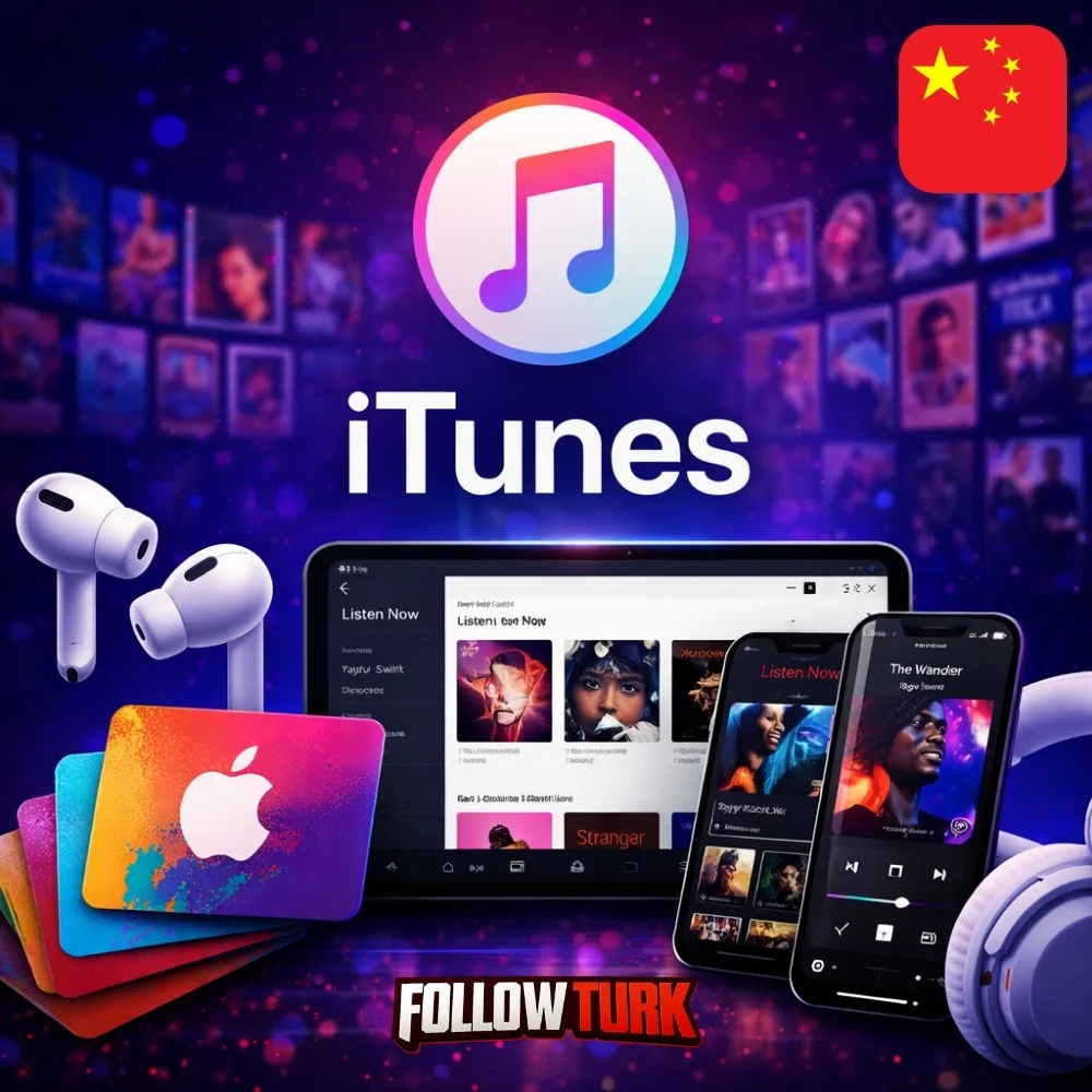 iTunes Çin - CNY Hediye Kartı - FollowTurk