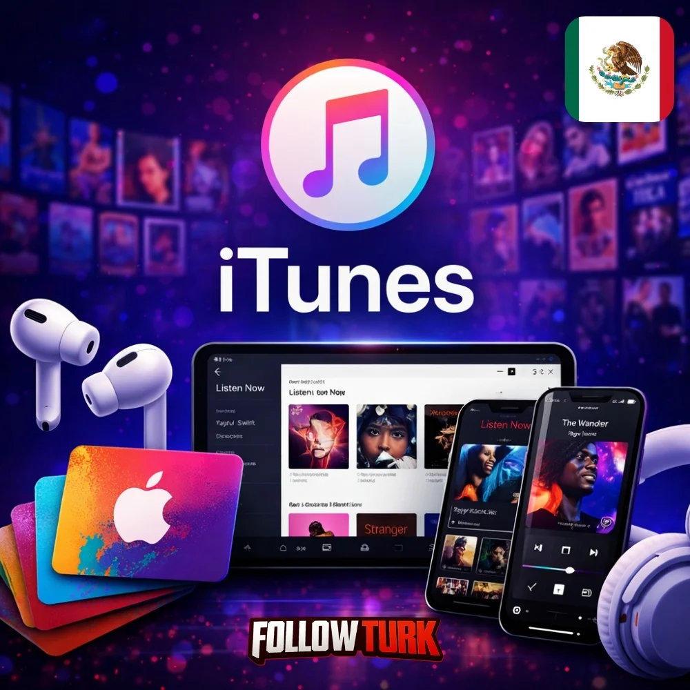 iTunes Meksika - MXN Hediye Kartı - FollowTurk