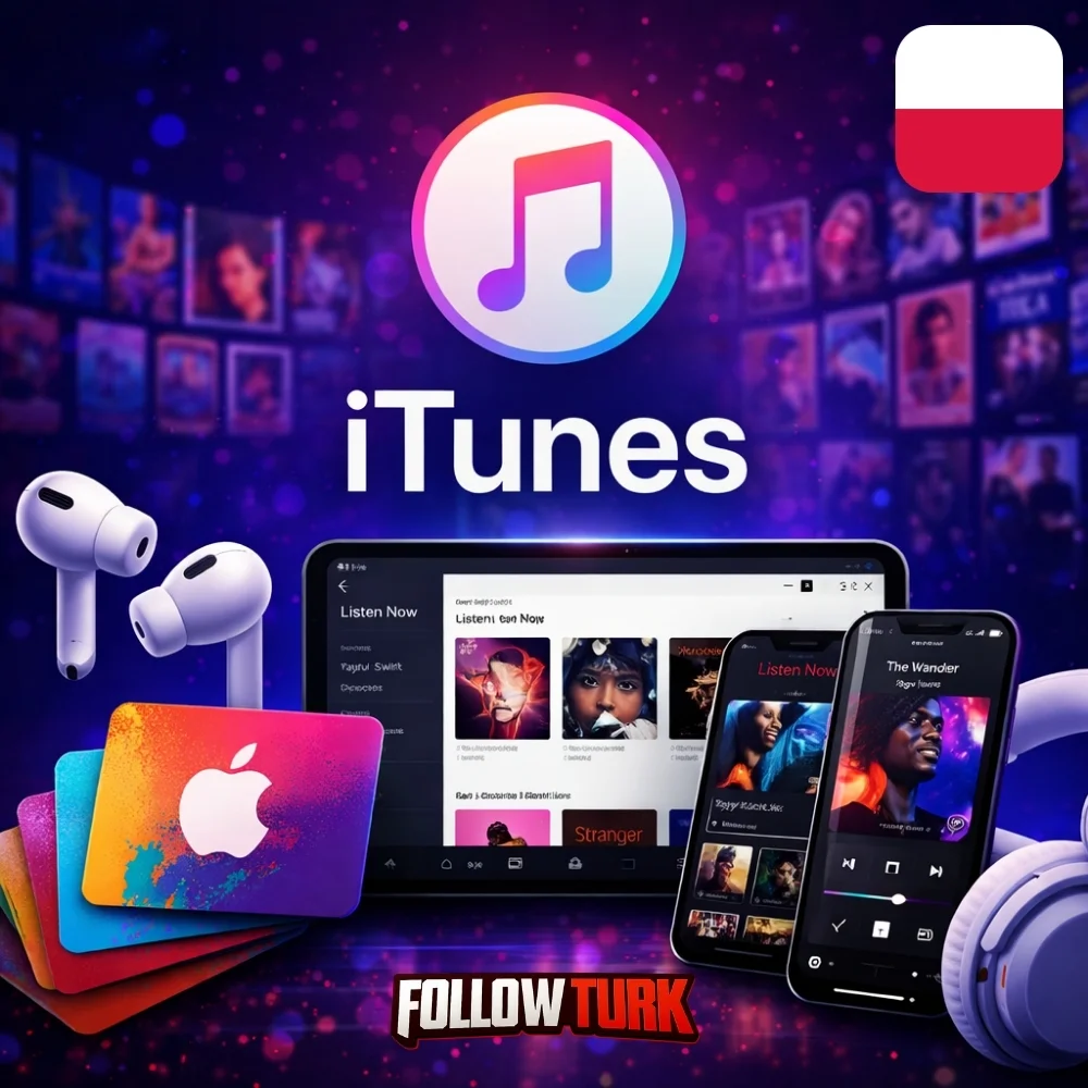 iTunes Polonya - PLN Hediye Kartı - FollowTurk