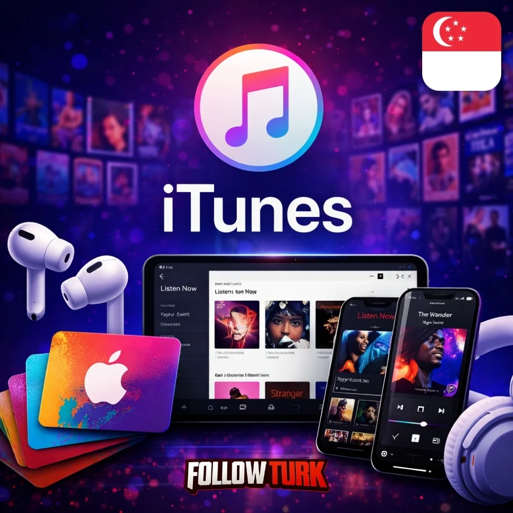 iTunes Singapur - SGD Hediye Kartı - FollowTurk