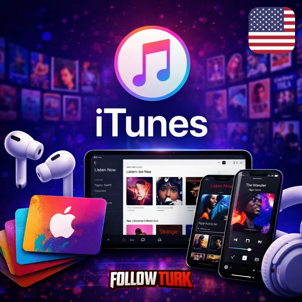 iTunes USA - USD Hediye Kartı - FollowTurk