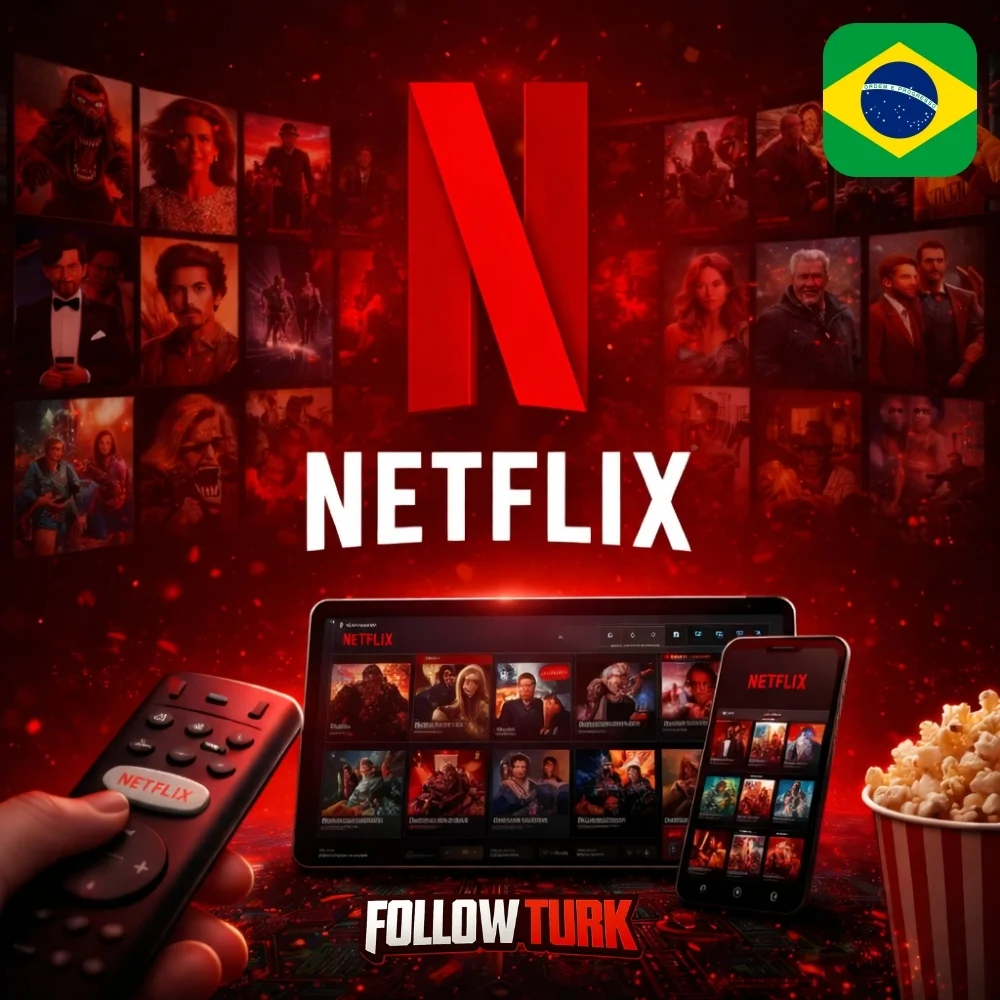 Netflix Brezilya - BRL Hediye Kartı - FollowTurk
