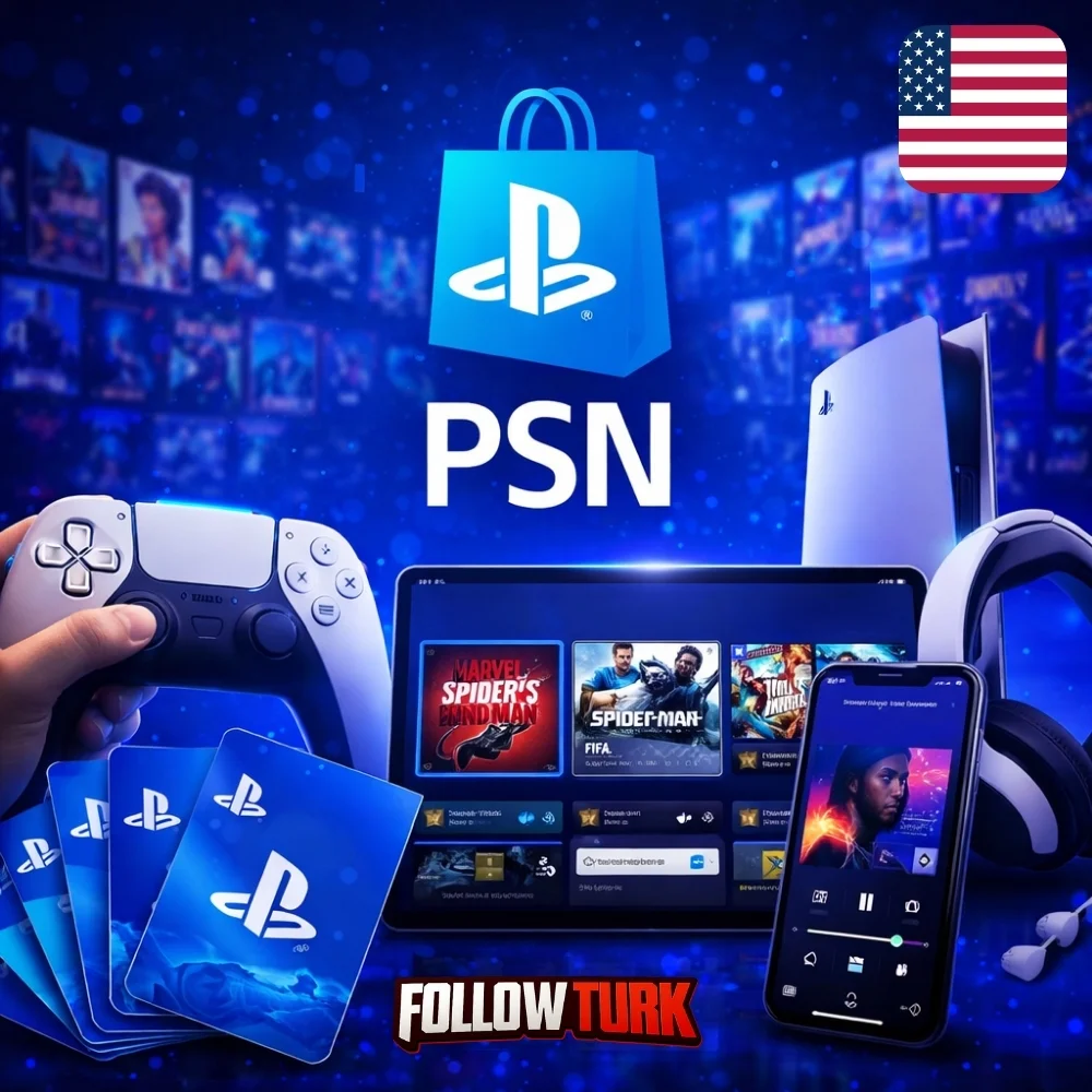 PlayStation USA - PSN Hediye Kartı - FollowTurk