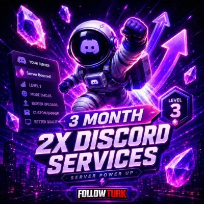 3 Aylık 2X Discord Promo Nitro Anahtarı