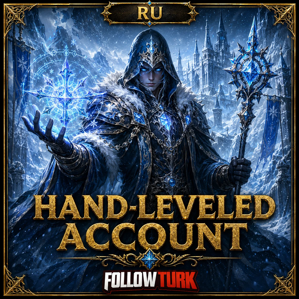 RU - Hand-Leveled Account - FollowTurk