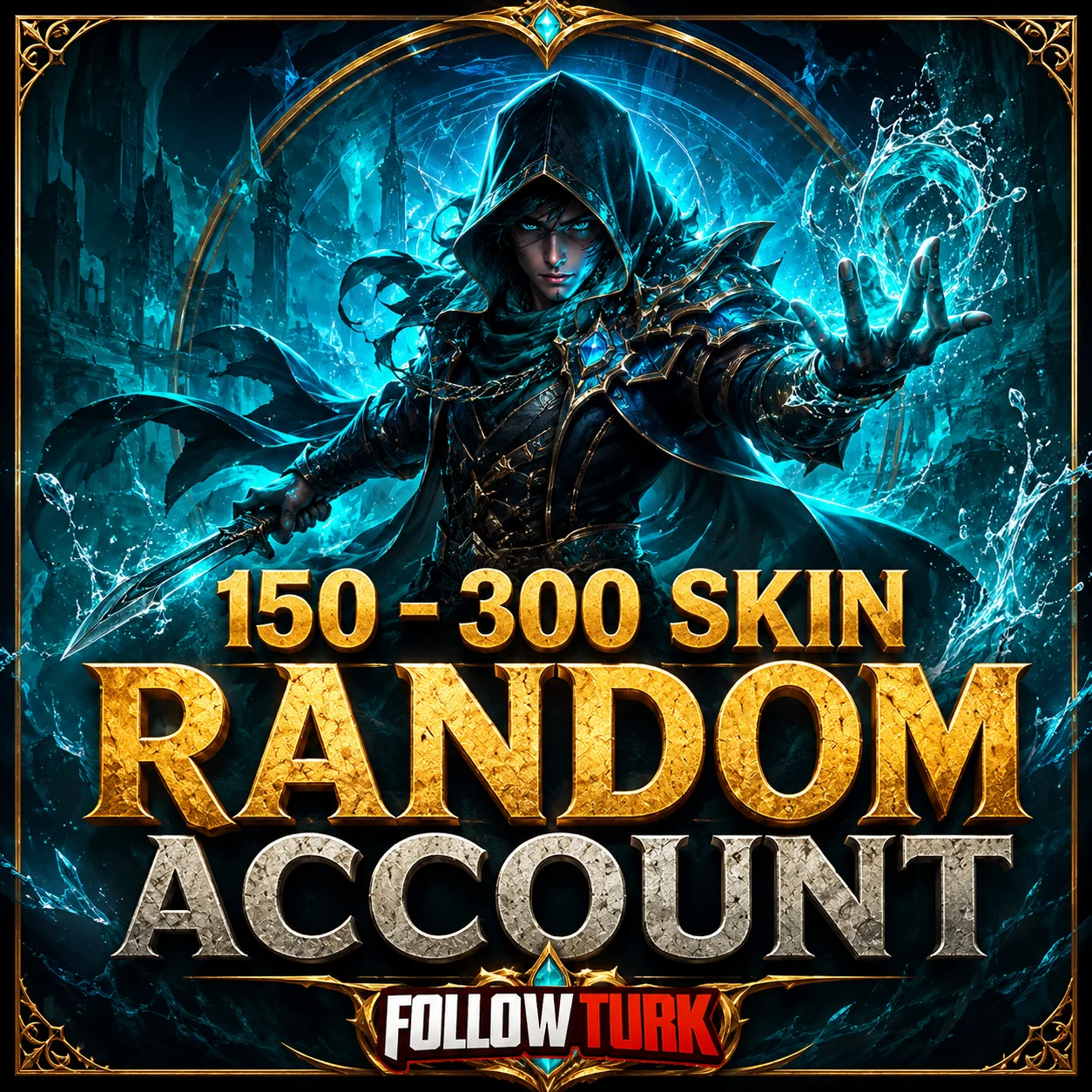 Random Legend Account with 150-300 Skins - FollowTurk