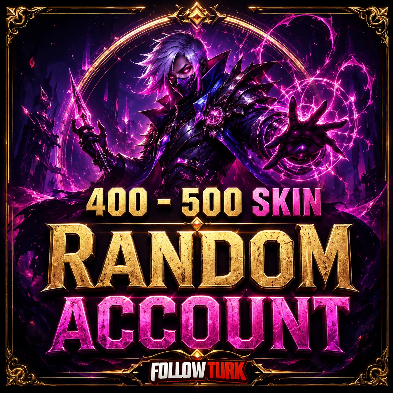 Random Legend Account with 400-500 Skins - FollowTurk