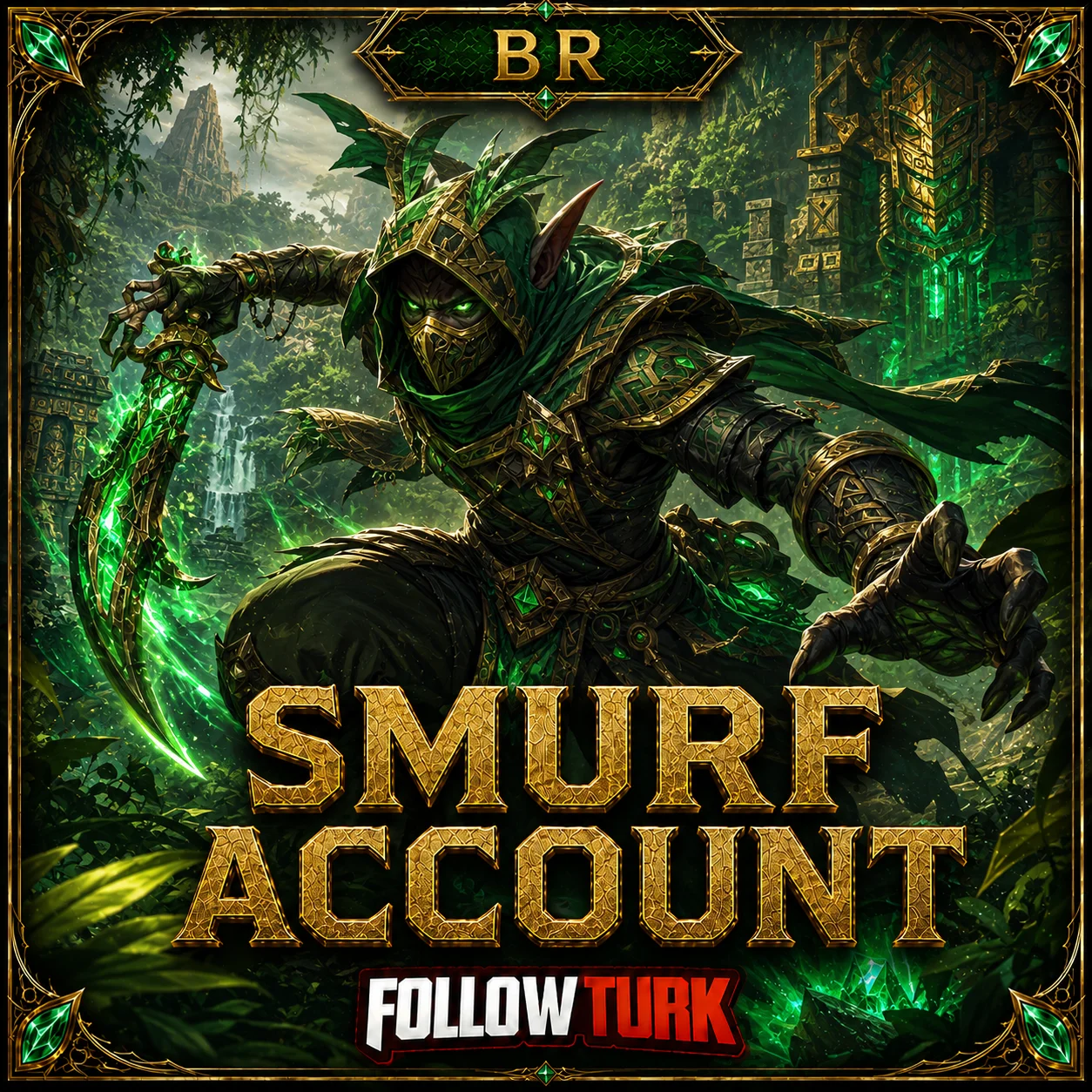 Brazil Legend Smurf Account - FollowTurk