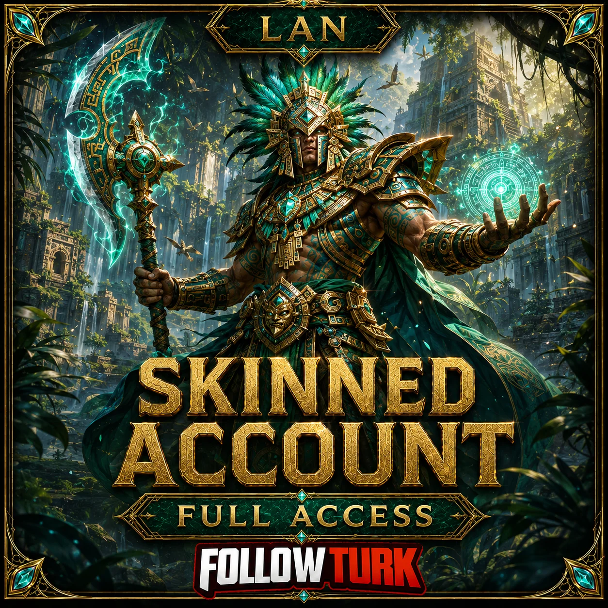 LAN Tam Erişim Kostümlü Legend Hesabı - FollowTurk