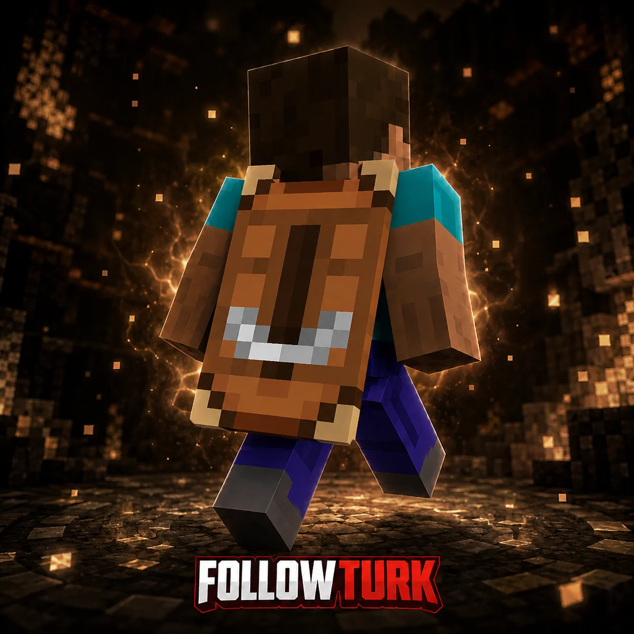 Builder Cape - Minecraft Key - FollowTurk