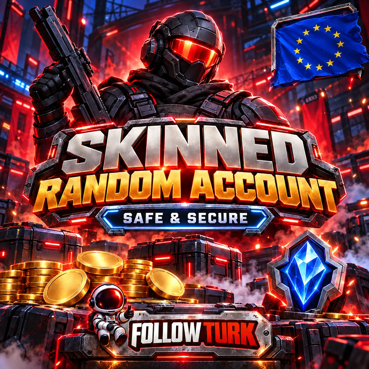 EU Random Skinned Valo Account - Full Access - FollowTurk