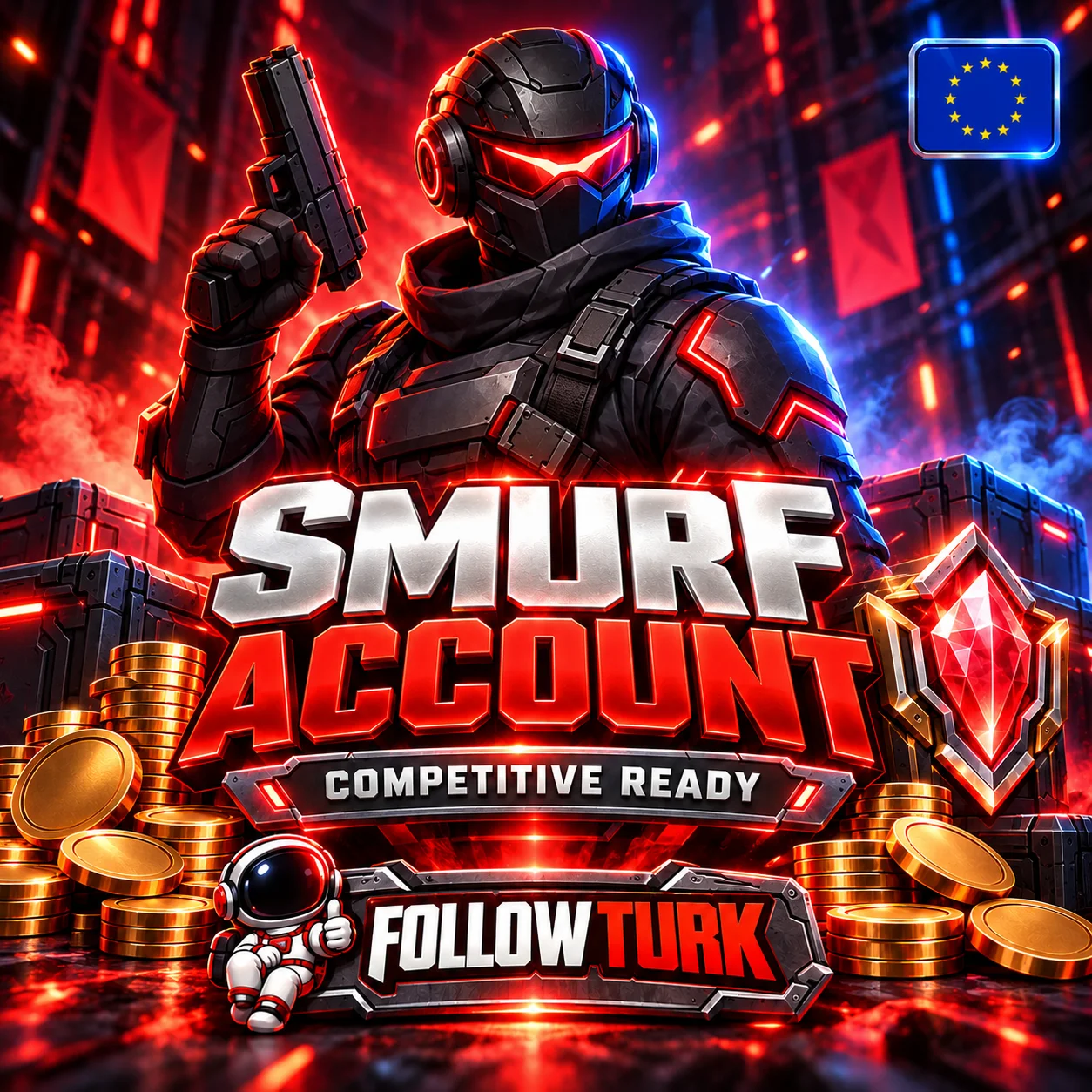 Europe Smurf Account (EU) - FollowTurk