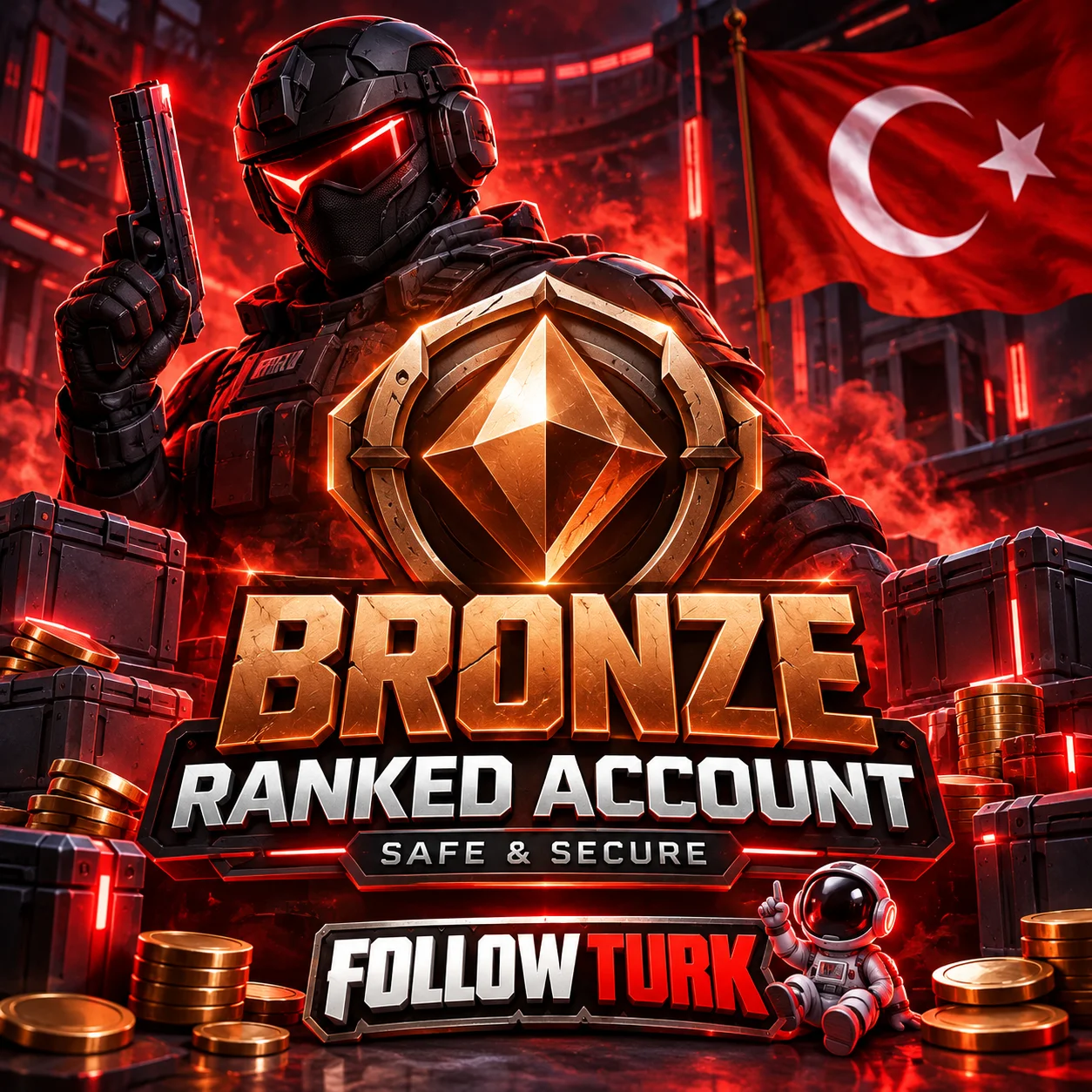 Turkey (TR) Valo Bronze Account - FollowTurk