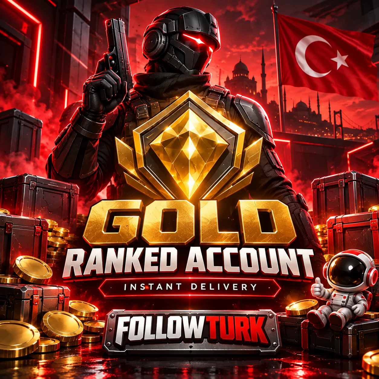 Turkey TR Valo Gold Account - FollowTurk