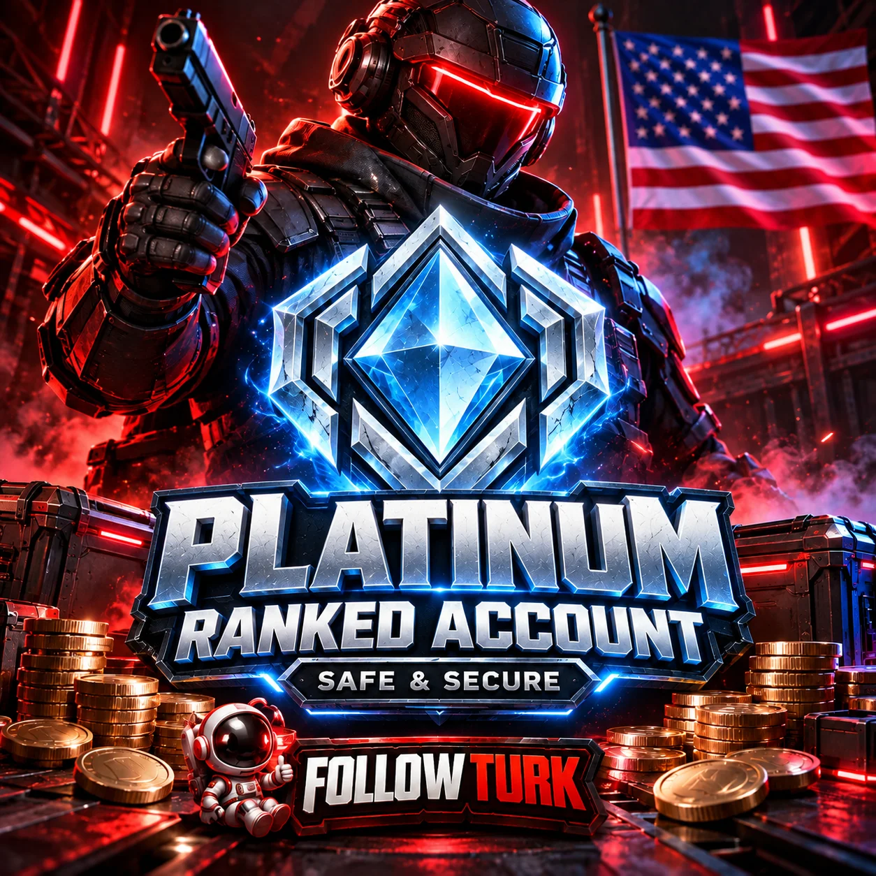 Kuzey Amerika (NA) Platin Valo Hesabı - FollowTurk