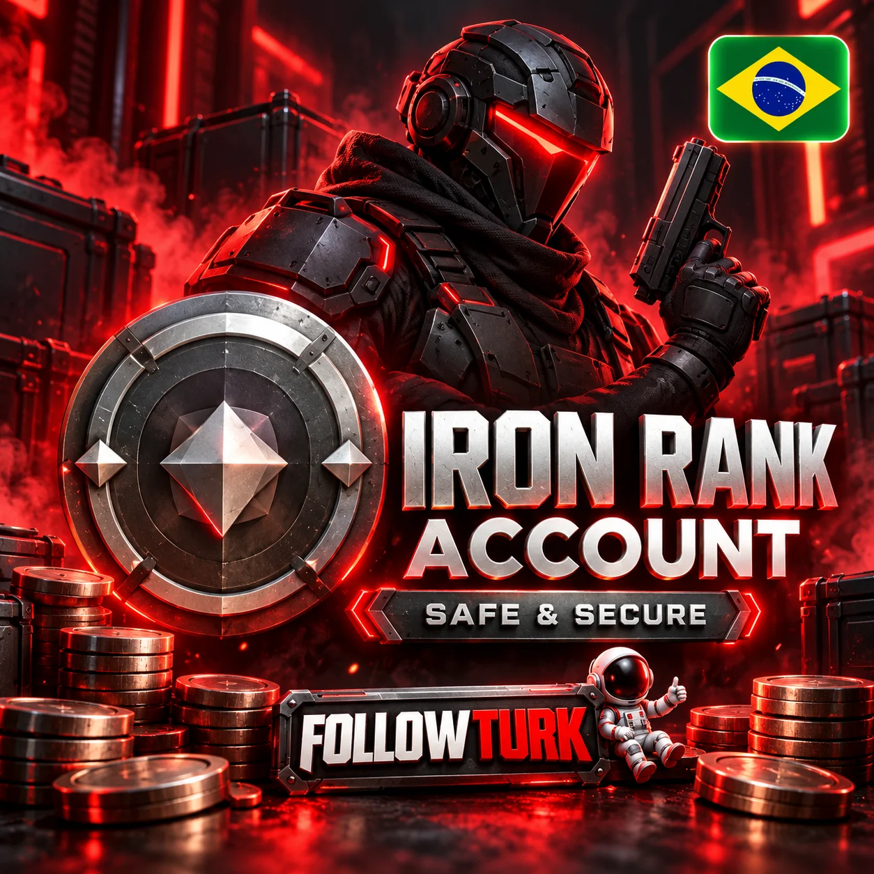 Brazil (BR) Valo Iron Account - FollowTurk