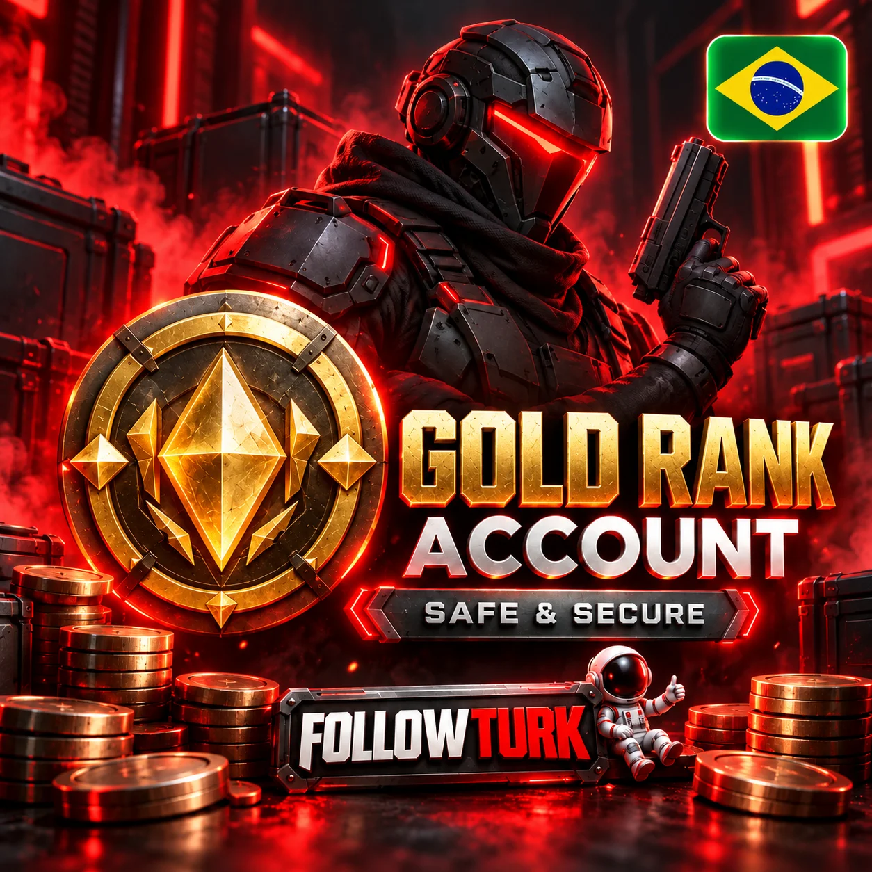 Brazil (BR) Valo Gold Account - FollowTurk